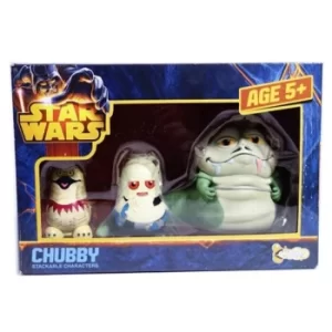 image of Star Wars Chubbies Jabbas Palace Figures (Stackable Characters)