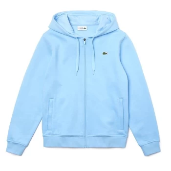 Lacoste Logo Zip Hoodie - Blue