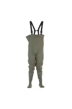 Image of Dikamar Administrator Chest Wader Boots Plain Rubber Wellingtons