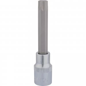 Image of Draper 1/2" Drive 100mm Long Torx Socket Bit 1/2" T55