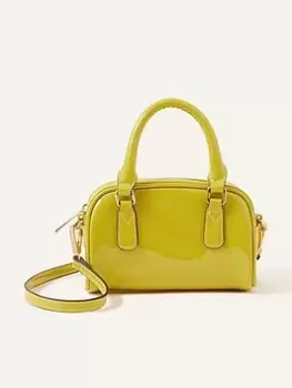 Image of Accessorize Small Patent Bowler Cross Body