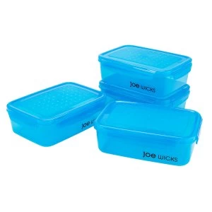 image of Joe Wicks Rectangular Food Container Set - 4 Piece