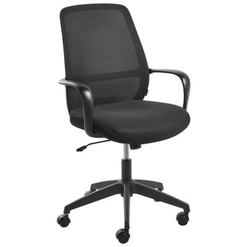 Image of Beliani Office Chair Velto Fabric Black
