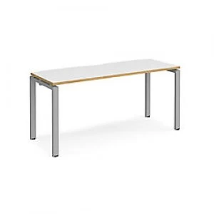 Image of Home Desk E166-S-WO Beech 1,600 x 600 x 725 mm