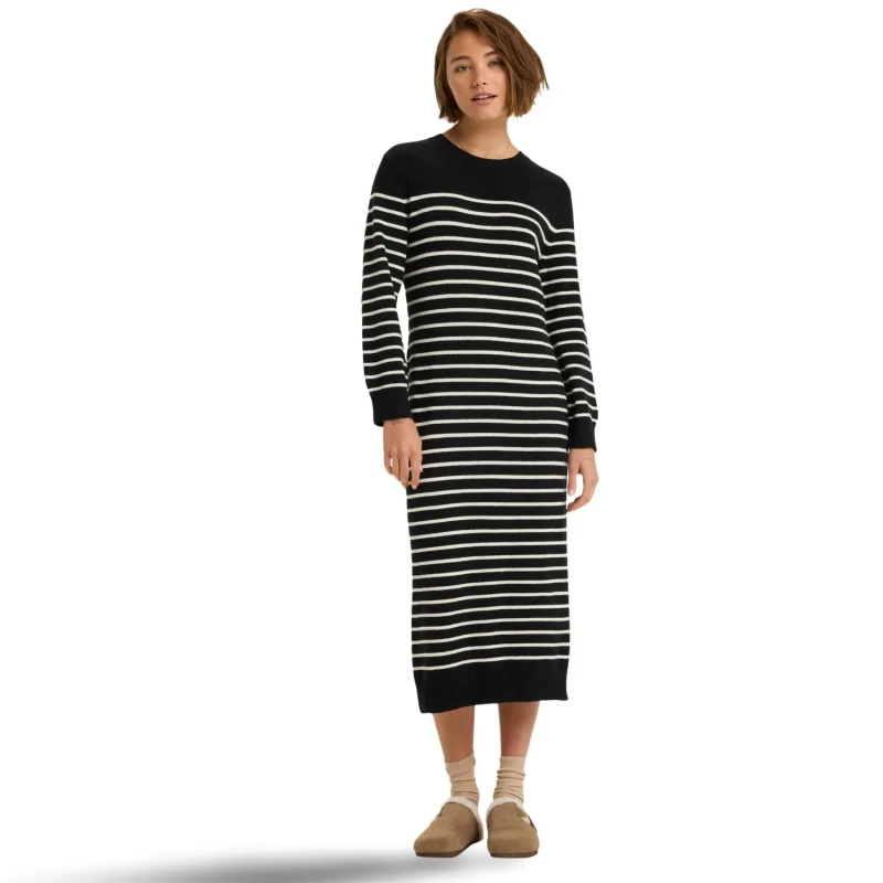 Image of Roxy Womens sweater dress Roxy Cool Waves Gris Female XS/S