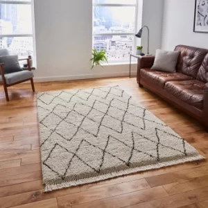Image of Boho 8280 Rug Beige and Black