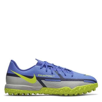 Image of Nike JR Phantom GT Academy TF Junior Football Trainers - Blue/Yellow