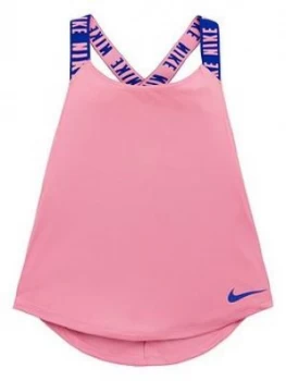 image of Nike Dry Older Girls Elastika Training Vest - Pink