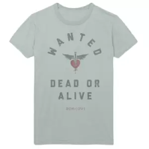 Image of Bon Jovi - Wanted Unisex XX-Large T-Shirt - Green