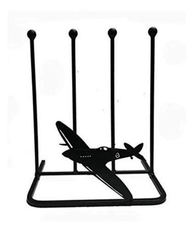Image of Poppy Forge 2 Pair Boot Rack - Spitfire - Steel - L29 X W39 X H48cm - Black