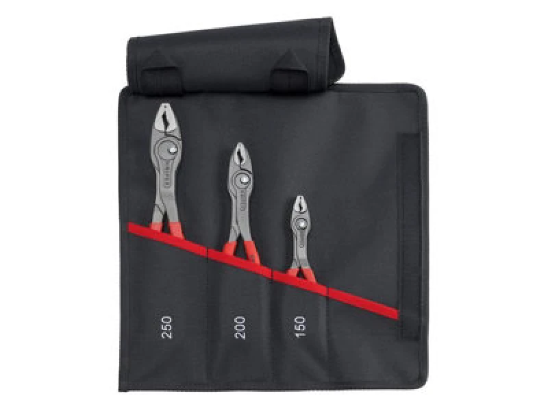 Image of Knipex 00 19 61 V01 Twingrip Slip Joint Pliers Set, 3 Piece Kpx001961V01