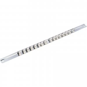 Image of Draper Expert 3/8" Drive Socket Retaining Rail 16 Clip 3/8" 415mm