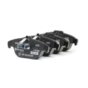 Image of BREMBO Brake pad set XTRA LINE P 50 068X Brake pads,Brake pad set, disc brake MERCEDES-BENZ,C-Klasse Limousine (W204),C-Klasse T-modell (S204)