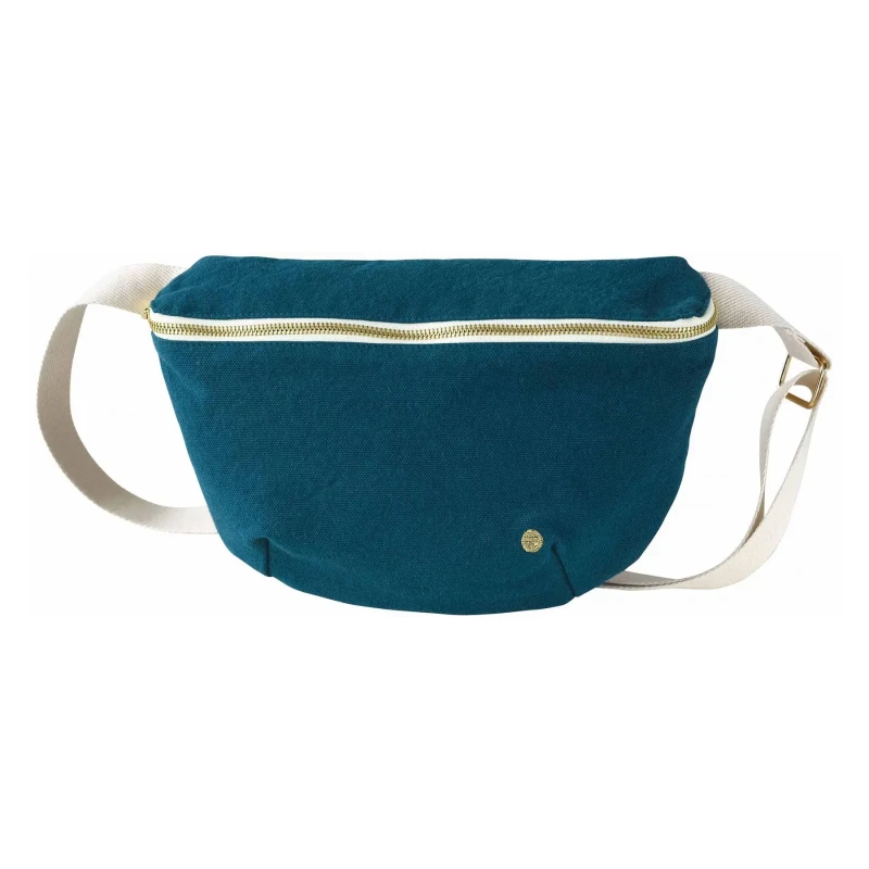 Image of La Cerise sur le Gateau Womens Fanny pack La Cerise sur le Gateau Lona Bleu Female 19x28 cm