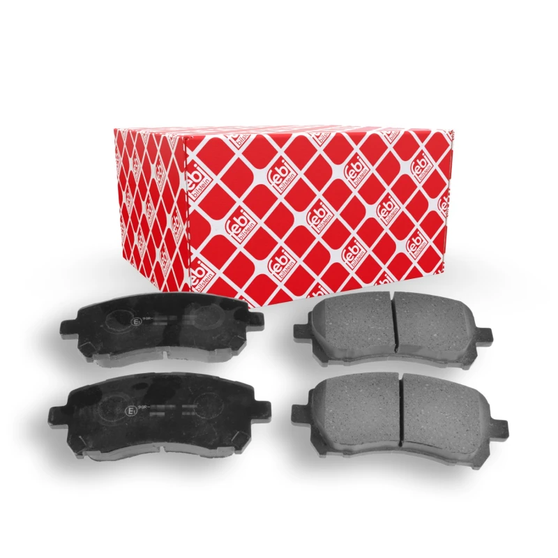 Image of FEBI BILSTEIN 16660 Brake pad set Front Axle, with acoustic wear warning Brake Pad Set,disc brake (402)