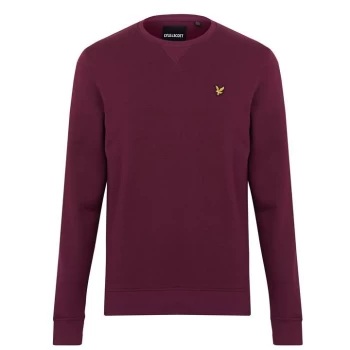 Image of Lyle and Scott Crew Sweatshirt - Red