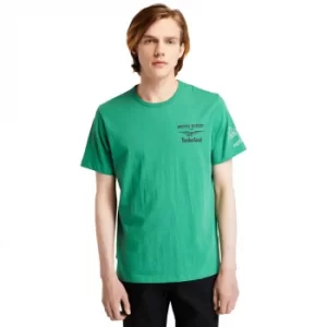Image of Moto Guzzi X Timberland T-Shirt For Men In Green Green, Size L
