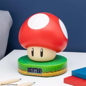 image of Nintendo Super Mario Mushroom Digital Alarm Clock