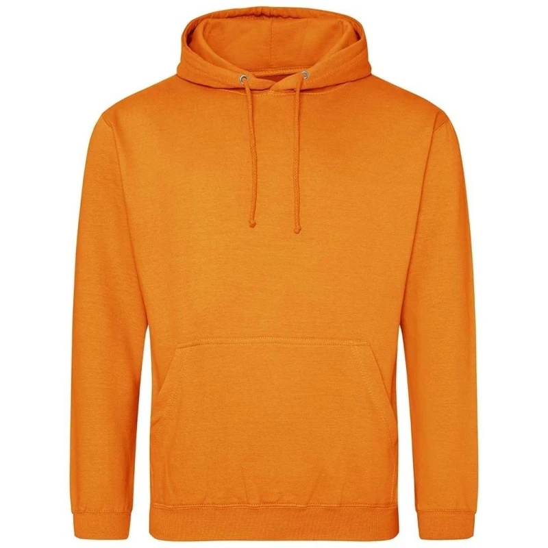 Image of AWDis AWDis Men College Hoodie in Tangerine Size: X-Small Tangerine XS Male 5059958495036