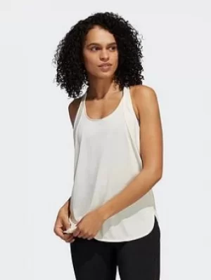 adidas Primegreen Tank Top, White, Size S, Women