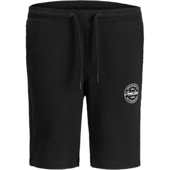 image of Jack and Jones Shark Sweat Shorts Junior - Black