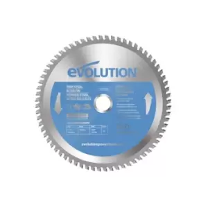 Image of Evolution Thin Steel Cutting Circular Saw Blade 185 x 20mm x 68T