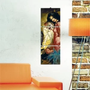 Image of G12 Multicolor Decorative MDF Painting (3 Pieces)