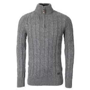 Image of Jacob Henley Zip Knit