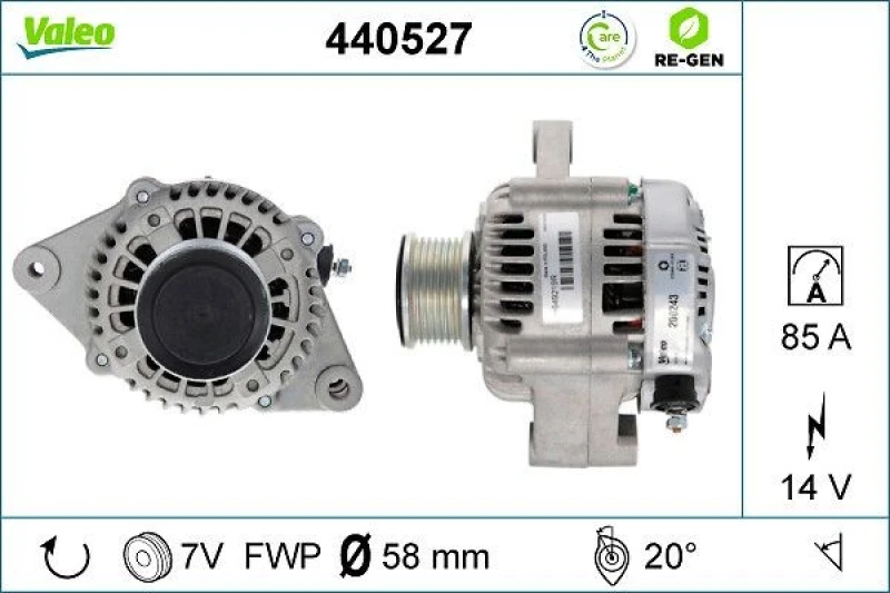 Image of Alternator VALEO 440527