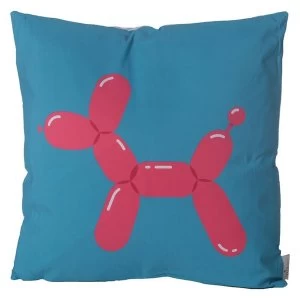 Image of Balloon Animal Dog Decorative Cushion with Insert