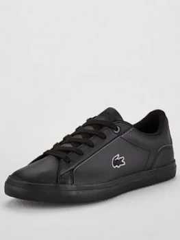 Image of Lacoste Lerond Bl 2 Trainers - Black, Size 13 Younger