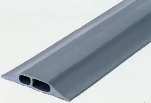 Image of Vulcascot 3m Grey Cable Cover, 15 x 10mm Inside dia.