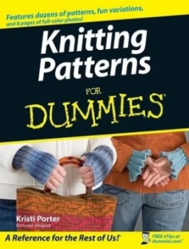 Image of Knitting Patterns for Dummies by Kristi Porter Paperback