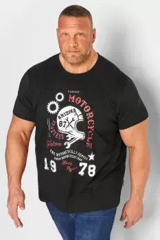 Image of 'Motorcycle' Slogan T-Shirt