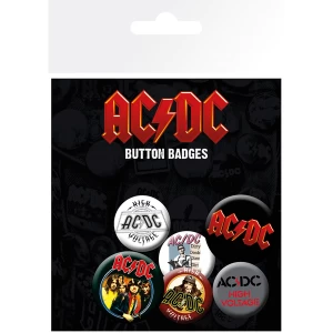 image of AC/DC Mix Badge Pack