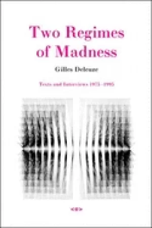 Image of two regimes of madness texts and interviews 1975aa 1995
