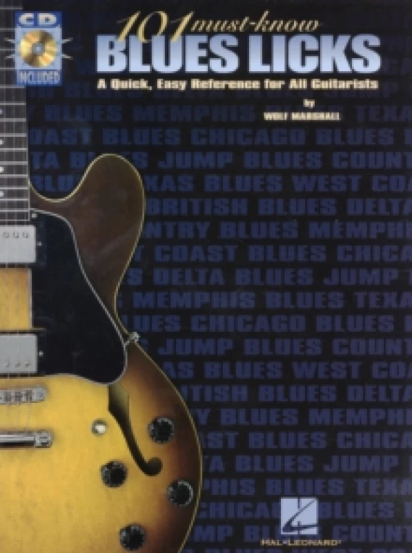 Image of 101 Must-Know Blues Licks by Wolf Marshall Paperback
