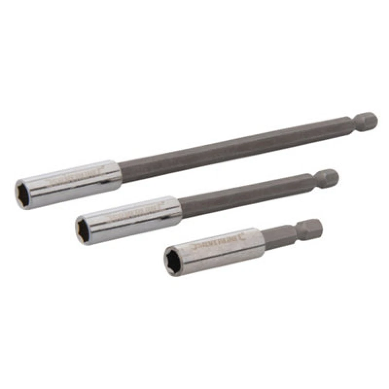 Image of Loops PREMIUM S2 Steel Screwdriver Bits SL3 SL4.5 SL6.5 High Torque 1/4" Drive Metallics
