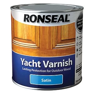 image of Ronseal Exterior Yacht Varnish Satin - 1L