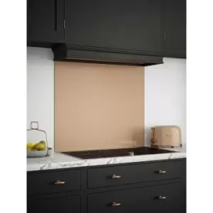 Image of Splashback - Rose Gold Glass Kitchen 900mm x 750mm - Copper