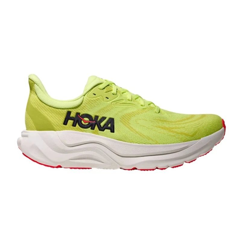 Image of Hoka Arahi 8 Shoes Green White SS26, Size EU 44 2/3