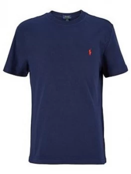 Image of Ralph Lauren Boys Classic Pony T-Shirt - Navy, Size Age: 10-12 Years, M