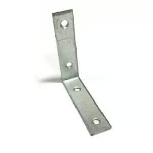 L-Shape Support Metal Narrow Angle Corner Bracket Repair Brace - Size 60x60x15x2mm - Pack of 10