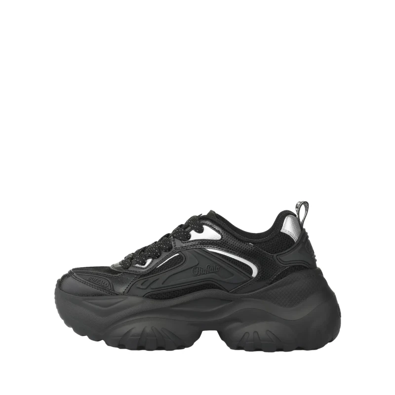 Image of Buffalo Womens Trainers Buffalo Bliss Mesh Noir Female 37
