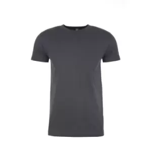 Image of Next Level Adults Unisex Suede Feel Crew Neck T-Shirt (3XL) (Heavy Metal)