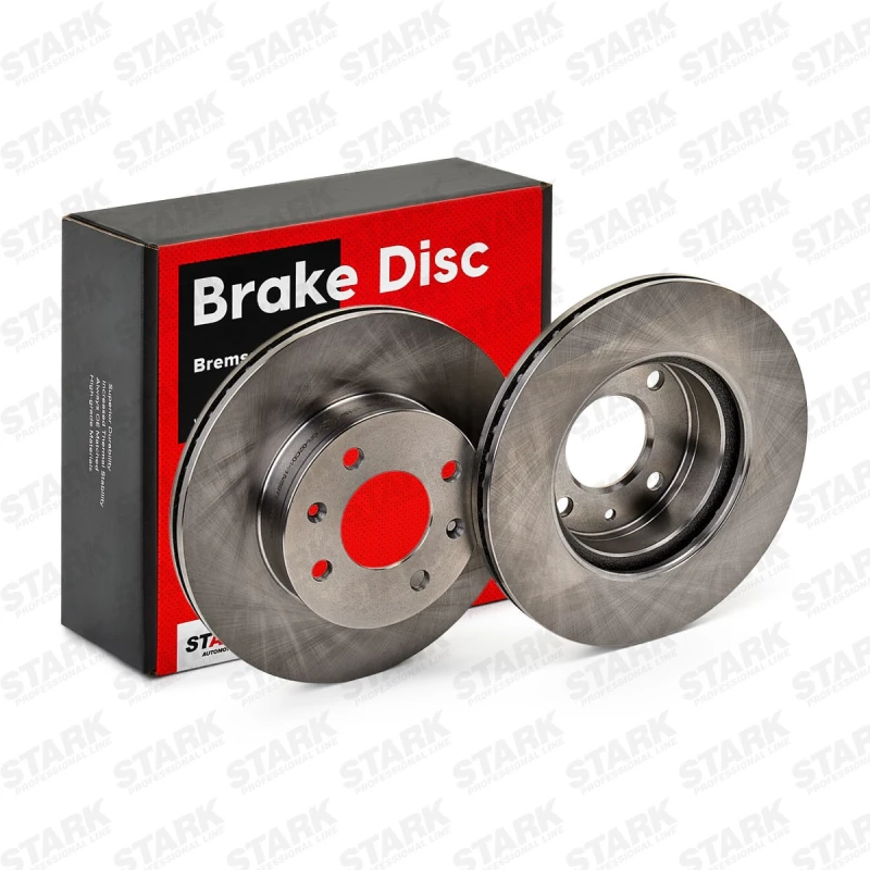 Image of STARK SKBD-0022034 Brake disc Front Axle, Vented, Cast Iron, Uncoated, Untreated, without bolts/screws Cast Iron Brake Disc (82)