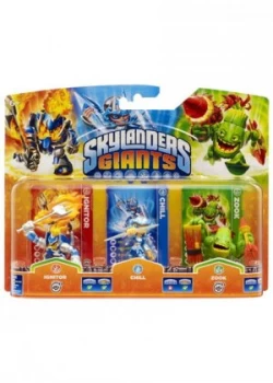 Image of Skylanders Giants Figures - Triple Pack - Chill - Zook - Ignitor Wii/PS3/Xbox 360/PC