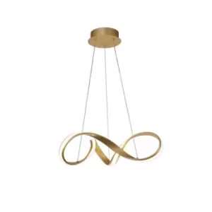 Image of Harford Dimmable Small Ceiling Pendant, 30W LED, 3000K, 1800lm, Sand Gold