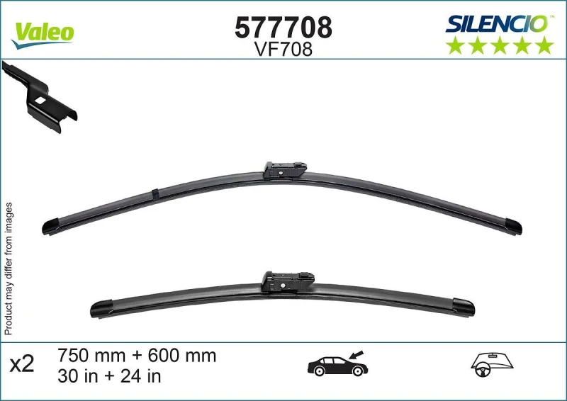 Image of Wiper blade VALEO 577708