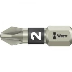 Image of Philips bit PZ 2 Wera 38551 TS PZ 2 X 25 MM Stainless steel